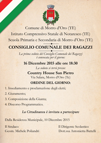 Consiglio Comunale dei Ragazzi