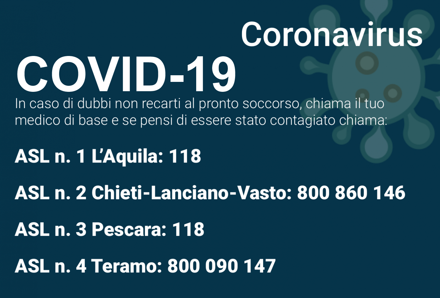Emergenza Corona Virus - Comunicato del Sindaco alla cittadinanza del 8.03.2020.